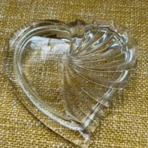 Gorham Leaded Crystal Heart Shaped Trinket‎ Jewelry Vanity Box - Picture 6 of 8